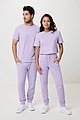 Unisex tepláky Iqoniq Cooper z recyklované bavlny, světle fialová, M