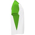 Unisex tričko Roly Bugatti, bílá/zelená, velikost M