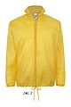 Unisex větrovka SOLS SHIFT - UNISEX WATER REPELLENT WINDBREAKER, žlutá, XS