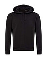 Univerzální mikina STEDMAN RECYCLED UNISEX SWEAT HOODIE, černá, XS