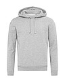 Univerzální mikina STEDMAN RECYCLED UNISEX SWEAT HOODIE, šedý melír, M