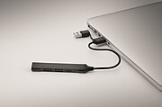 USB rozbočovač se 4 porty, černá