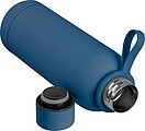 Vakuová láhev s pogumovaným povrchem 700 ml, tmavě modrá