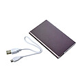 VALUR Hliníková powerbanka s kapacitou 4000 mAh M, stříbrná