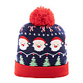 Vánoční LED zimní čepice, Santa Claus, vícebarevná