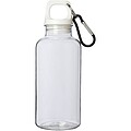 VASEALA Láhev z RPET s karabinou, 400ml, bílá