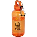 VASEALA Láhev z RPET s karabinou, 400ml, oranžová