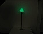 Velká venkovní lampa s možností změny barvy, bílá