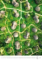 World from Above 2027, nástěnný kalendář, prodloužená záda