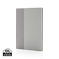 Zápisník A5 s dvoubarevnými deskami, zašedlý