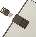 Zápisník s 16 GB USB, tmavě šedá
