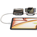 Zens Pro 3 140W nabíjecí kabel 3 v 1 s USB-C, bílá