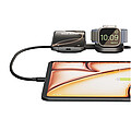 Zens Pro 3 140W nabíjecí kabel 3 v 1 s USB-C, černá