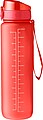 ZERIN Láhev na pití z recyklovaného plastu, 1000 ml, červená