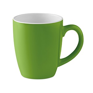 300 ml keramický hrnek v kartonovém dárkovém boxu, zelený - ekologické reklamní předměty