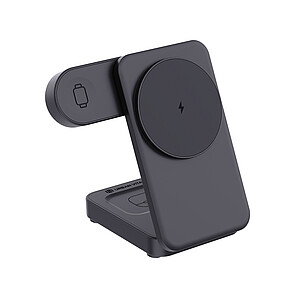 3v1 magnetická nabíječka Urban Vitamin RCS rplastic 15W, černá