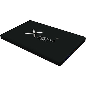 5000mAh ultra tenká magnetická powerbanka SCX.design P22, černá - reklamní předměty