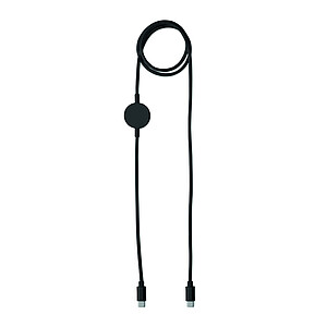 60W kabel a nabíječka hodinek, černá