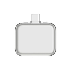 Aadaptér s automatickým odpojením ChargeGuard RCS USB-C, stříbrná