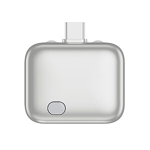 Aadaptér s automatickým odpojením ChargeGuard RCS USB-C, stříbrná