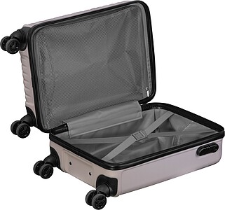 ABS kufr s matným povrchem, béžová