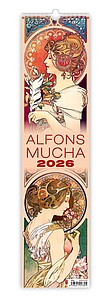 Alfons Mucha 2026, nástěnný kalendář - reklamní kalendáře