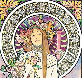 Alfons Mucha 2027, nástěnný kalendář