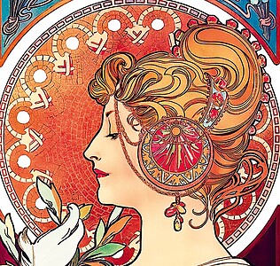 Alfons Mucha 2027, nástěnný kalendář