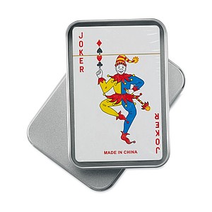 AMIGO Klasické hrací karty v plechovce