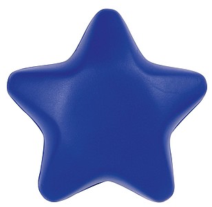 Antistres ve tvaru hvězdy, modrá