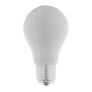 Antistresový míček ve tvaru žárovky z PU pěny, žlutá