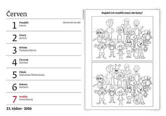 Antistresový pracovní kalendář 2027