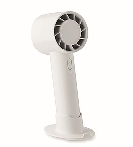 ARBIL Malý přenosný ventilátor 2000 mAh, bílá - reklamní předměty