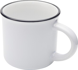 ARIKAN Keramický hrnek o objemu 240 ml, bílá - reklamní hrnky