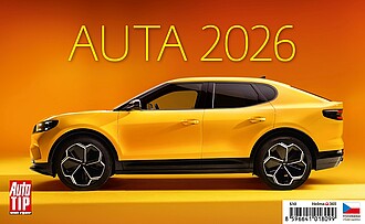 Auta 2026, stolní kalendář