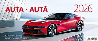 Auta 2026, stolní kalendář