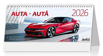 Auta 2027, stolní kalendář - reklamní kalendáře