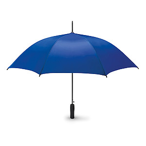 Automatický deštník 23", černá kovová konstrukce, královská modrá - reklamní deštníky