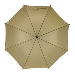 Automatický deštník, béžová. Průměr 103 cm.