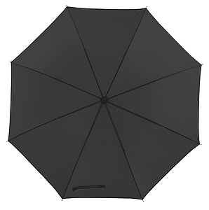 Automatický deštník, černá, dřevěná rukojeť, pr. 103 cm