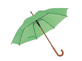 Automatický deštník, světle zelená. Průměr 103 cm.