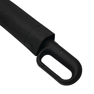 Automatický větruodolný kapesní deštník, černá