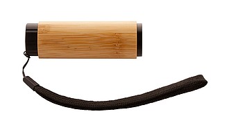 AVARUA Hliníková svítilna s bambusovým povrchem, s COB LED diodou
