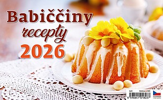 Babiččiny recepty 2027, stolní kalendář