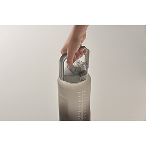 BAHAR Sportovní láhev na vodu, RPET 2000 ml, šedá/černá