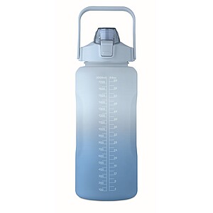 BAHAR Sportovní láhev na vodu, RPET 2000 ml, světle modrá