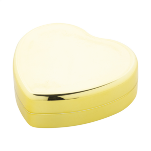 Balzám na rty ve tvaru srdce, zlatá