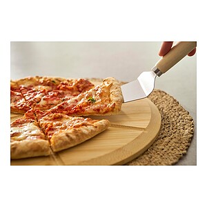 Bambusové prkénko na pizzu, hnědá