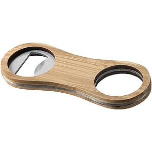 Bambusový otvírák láhví, béžová - reklamní ubrusy