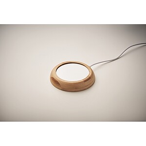 Bambusový USB ohřívač hrnků, hnědá